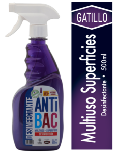 Desinfectante multiuso Antibac líquido gatillo 500 ml